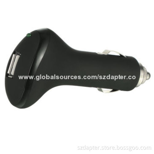 5V/2.1A USB Car Charger with LED Power Light Indication, with CE/RoHS Marks